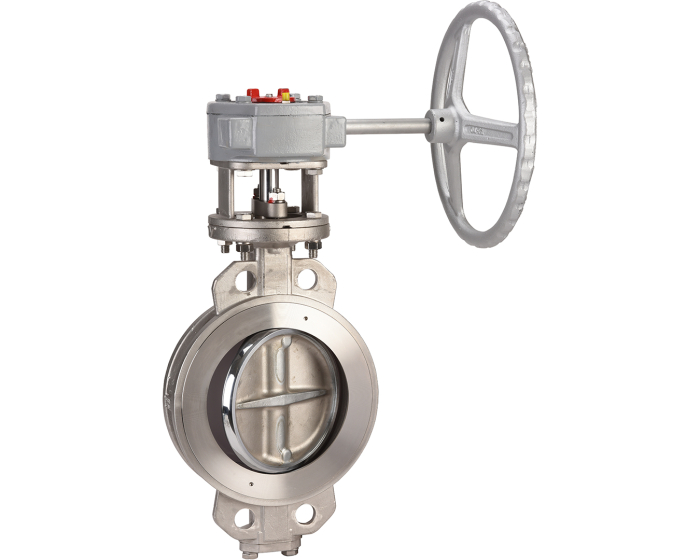 Stainless steel double offset butterfly valve 1114 wafer DN50 - PN25